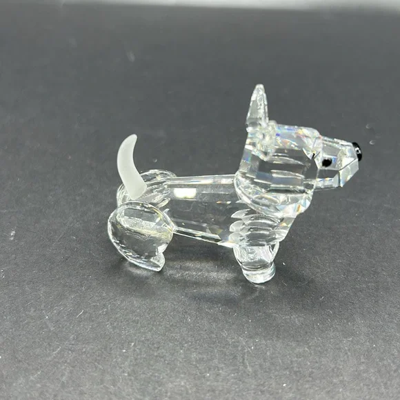 Swarovski Silver Crystal Scottish Terrier. Perfect little dog with frosted tail. - Picture 3 of 9